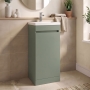Delphi City 400mm 1-Door Floor Standing Vanity Unit (inc Basin)