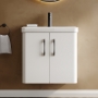Delphi Curva 600mm 2-Door Wall Hung Vanity Unit