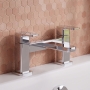 Delphi Edge Chrome Deck Mounted Bath Filler Tap