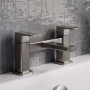 Delphi Edge Brushed Pewter Deck Mounted Bath Filler Tap