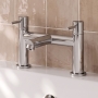 Delphi Fresh Chrome Pillar Mounted Bath Filler Tap