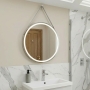 Delphi Halo Chrome LED Touch Sensor Round Bathroom Mirror 600mm x 600mm