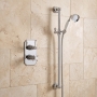 Delphi Highgate Chrome Dual Concealed Shower Set with Slide Rail Kit
