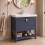 Delphi Homestead 800mm 1-Drawer Floor Standing Traditional Vanity Unit (inc Fireclay Basin)