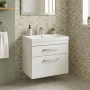 Delphi Horizon 500mm 2-Drawer Wall Hung Vanity Unit (inc Basin)