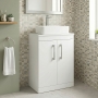 Delphi Horizon 600mm 2-Door Floor Standing Countertop Vanity Unit
