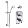 Delphi Kelston Thermostatic Dual Concealed Mixer Shower with Shower Kit - Chrome