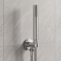 Delphi Round Pencil Chrome Shower Handset (inc Bracket and Hose)