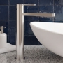 Delphi Loop Chrome Tall Mono Basin Mixer Tap