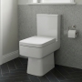 Delphi Malibu Compact Close Coupled Toilet (inc Soft Close Seat)