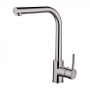 Delphi Melbury Single Lever Kitchen Sink Mixer Tap - Brushed Nickel