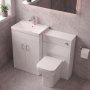 Delphi Nebula Compact 1050mm 2-Door Bathroom Furniture Combination Unit