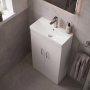 Delphi Nebula Compact 550mm 2-Door Floor Standing Vanity Unit with Basin