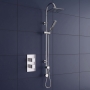 Delphi Nexus Chrome Dual Concealed Shower Set with Premium Riser Kit