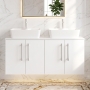 Delphi Nordic 1200mm 4-Door Wall Hung Countertop Vanity Unit