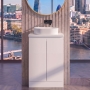 Delphi Penthouse 500mm 2-Door Floor Standing Countertop Vanity Unit