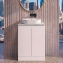 Delphi Penthouse 600mm 2-Door Floor Standing Premium Countertop Vanity Unit