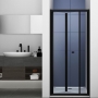 Delphi Inspire Matt Black Bi-Fold Shower Door - 6mm Glass