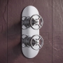 Delphi Turbine Chrome 1-Outlet Dual Concealed Shower Valve