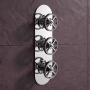 Delphi Turbine Chrome 2-Outlet Triple Concealed Shower Valve