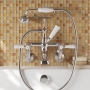 Delphi Windsor Lever Chrome Wall Mounted Bath Shower Mixer Tap