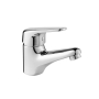 Deva Adore Mono Basin Mixer Tap with Press Top Waste - Chrome