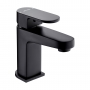 Deva Amio Mono Basin Mixer Tap with Press Top Waste - Matte Black