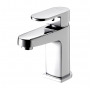 Deva Amio Mono Basin Mixer Tap with Press Top Waste - Chrome