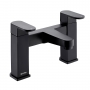Deva Amio Bath Filler Tap Pillar Mounted - Matte Black