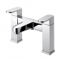 Deva Amio Pillar Mounted Bath Filler Tap Dual Handle - Chrome