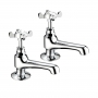 Deva Coronation Basin Taps Pair - Chrome
