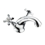 Deva Coronation Mono Basin Mixer Tap with Pop Up Waste - Chrome