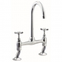 Deva Coronation Bridge Kitchen Sink Mixer Tap Chrome