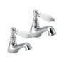 Deva Georgian Basin Taps Pair - Chrome