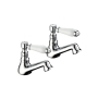Deva Georgian Basin Taps Pair - Chrome