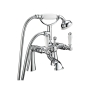 Deva Georgian Pillar Mounted Bath Shower Mixer Tap - Chrome