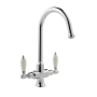 Deva Georgian Mono Kitchen Sink Mixer Tap Chrome