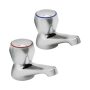 Deva Profile Basin Taps Pair - Chrome