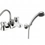 Deva Profile Deck Mounted Bath Shower Mixer Tap - Chrome