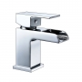 Deva Sparkle MK2 Waterfall Mini Mono Single Lever Basin Mixer Tap - Chrome