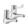Deva Vitality Single Lever Basin Tap Pair - Chrome