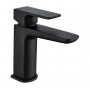 Deva Wai Basin Mixer Tap with Press Top Waste - Matte Black