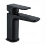 Deva Wai Mini Basin Mixer Tap with Press Top Waste - Matt Black