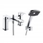 Deva Wai Bath Shower Mixer Tap Pillar Mounted - Chrome