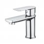 Deva Zonos Mono Basin Mixer Tap with Press Top Waste - Chrome