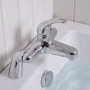 Duchy Ansom Chrome Pillar Mounted Bath Filler Tap