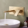 Duchy Caradon Brushed Brass Wall Mounted Basin Mixer Tap