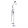 Duchy Chira Freestanding Bath Shower Mixer Tap with Shower Kit - Chrome