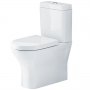 Duchy Ivy Flush-Fit Rimless Close Coupled Toilet Push Button Cistern Soft Close Seat