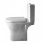 Duchy Ivy Rimless Close Coupled Toilet Push Button Cistern Soft Close Seat